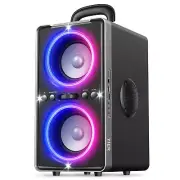 Bluetooth Party Speaker, 200W Peak Portable Loud Stereo with Subwoofer, Wirel...