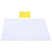 Writing Letters Board White Dry Erase for Learning Notepad Child