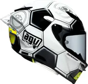 AGV Pista GP RR Catalunya 2008, fill face helmet , color: White/Black/Neon-Yellow , size: XL