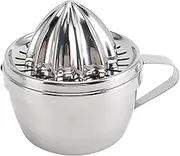 Jiawu Manual Citrus Juicer, Stainless Steel Orange Lemon Grapefruit Juicer, Easy to Use Kitchen Gadget for Fresh Juice