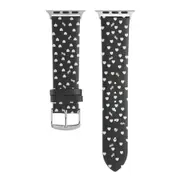Fashion Couple Watch Strap 42/44/45MM Bracelet Suitable For Apple 5/6/7Generation - Black