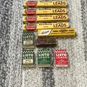 VTG Packs Listo Marking Leads No GREEN RED BLACK Pencil Refill