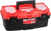 13-Inch Tool Box, Small Toolbox with Removable Tray & Dual Lock Secured Tool Box