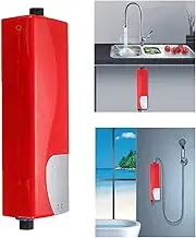 Electric Tankless Water Heater Instant Shower 220V 3000W ABS Household Water Heater, for Indoor Kitchen Bathroom