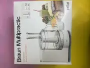 New Sealed BRAUN MULTIPRACTIC MC 100 FOOD PROCESSOR 4176 Vintage white