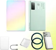 Godox MA5R 2 in 1 RGB Led Video Light with Magnetic Charing, CCT 1800K-10000K, 14 Lighting Effects, Full Color Selfie Fill Light, Supports NFC APP Control (Green)
