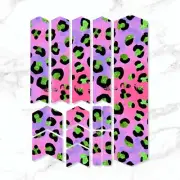 ANIMAL PRINT Bike Frame Fork Protector Decal Sticker Mountain Bicycle MTB Set