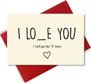 Cheerin Valentine's Day Cards for Him | Naughty Anniversary Card | Gifts for Him