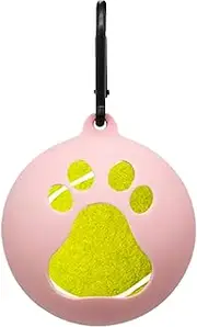 Tennis Ball Holder Dog,Silicone Dog Training Equipment - Lightweight Pet Toys, Convenient Dog Toys for Outdoor, Training, Standard Size Ball Foccar