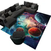 Planet Printed Rug Floor Carpet Floor Mat Kid Bedroom Decor Home Decoration