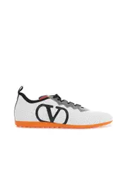 Valentino Garavani Breathable Polyurethane Sneaker With Hookandloop Closure