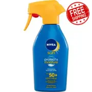 NIVEA Protect & Moisture Lock Sunscreen Spray SPF50+ UVA + UVB Protection 300ml