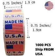 1000pcs Labels Per Roll "Made In USA" Pre-Printed Labels One Roll Stickers