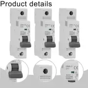 Small DC circuit breaker air switch 1P single busbar overload protection