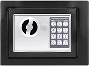 Safe Home safe Digital Electronic Security Safe Box With Digital Keypad, Steel Construction Cash Safe For Home Office Hote(Black)