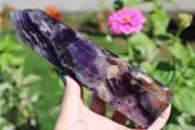 Rainbow Fluorite Tower Altar Crystal Healing Wand Multi Faceted Multi Purpose