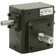 30:1 Right Angle Cast Iron Worm Gear Reducer 1.65 HP Right Output Worldwide