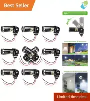 10-Pack Dusk to Dawn Photocell Sensor Switch for Reliable Outdoor Lighting