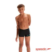 在飛比找momo購物網優惠-【SPEEDO】男孩 運動四角泳褲 HyperBoom(黑/