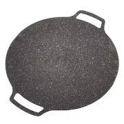 Universal 30cm Korean BBQ Plate Barbecue Grill Non Stick Circular Frying Pa Y BX