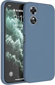 [Topme] Mobile Phone Case for Oppo A17 6.56 Inch Protective Case, Skin Protection, Made of TPU Silicone Case - Lavender Grey