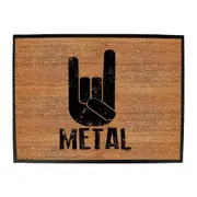 Metal Music - Funny Novelty Doormat Man Cave Floor mat