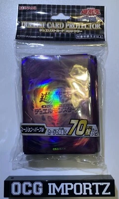 NEW OCG Yu-Gi-Oh! KONAMI Fusion Purple Card Sleeves 70pcs (SHIPPED IN USA)