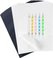 150 Pieces Black White Carbon Transfer Paper Set Tracing Paper Carbon Graphite C