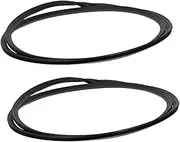 WOFASHPURET 2pcs Non Slip Rubber Base Ring for Barber Chair Stability Sealing Gasket for Salon Equipment Slip Floor Protection for Styling Chairs Robust Rubber Material