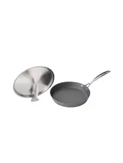 Kurotsuchi - Nitrided Iron Frypan Frying Pan 24cm with Lid