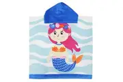 Onkaparinga Kids 60x120cm Soft Absorbent Hooded Beach Swimming Towel Mermaid