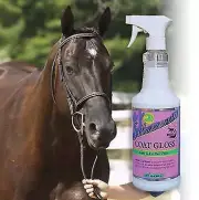 HEALTHY HAIRCARE Silverado Coat Gloss Spray Mane Tail Hair Polish 32 oz Equine