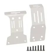 KYX Steel Skid Plate Chassis Guard Plate Upgrades for 1/10 RC Truck Tamiya DT04