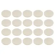 20pcs Wool Felt Polishing Pads 3 Inch Buffing Wheel Polish Pad Flocking Back