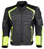 Cortech Hyper-Tec Mens Textile Motorcycle Jacket Hi-Viz/Black 3XL