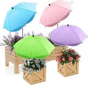 ANLIZY Plant Shades for Outdoor Plants, 4 Pack Plant Umbrellas for Potted Plants and Garden Beds, 40" Garden Umbrella Sun Protection Shade Cover for Patio Flowers, Plants, Fruits and Vegetables