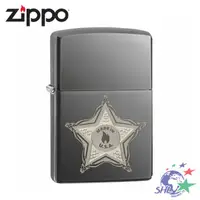 在飛比找蝦皮商城優惠-Zippo 美系經典打火機 - 黑冰星型徽章 - 經典火焰商