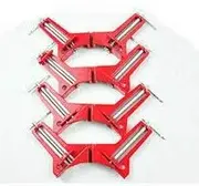 Ozoffer 4-Piece Corner Clamp 90 Degree Right Angle Outside Vise Frame Holder Timber Work