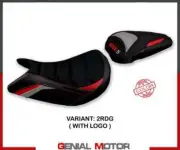 Seat saddle cover Lindi sp color ultragrip RDG+logo T.I.Suzuki GSX S 1000 21>23