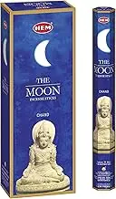 The Moon - Box of Six 20 Gram Tubes - HEM Incense
