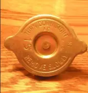 NOS RC15 Solid Rivet Radiator Cap 69 70 71 72 73 74 Chevelle Camaro Corvette Box
