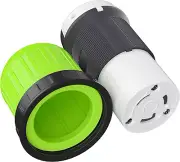Leisure Cords 30 AMP RV Power Cord Locking Shore Connector End Marine Twist Lock