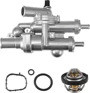 Upgraded Aluminum Thermostat Housing Assembly for Chrysler 200 Sebring for Dodge Avenger Caliber Journey for Jeep Compass Patriot No.68003582AB