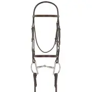 Camelot Plain Raised Snaffle Bridle