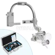 ETERFANT Dental 3.5X Headband Binocular Loupe 5W Dual LED Head Light 2Led US