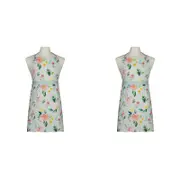 2PK Ladelle Chelsea Kitchen Dining Flower Pattern Apron Washable