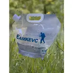 EAMKEVC 食品級PE耐熱水袋/個 5L 儲水袋 大容量 可摺疊水袋 登山露營 野餐儲水袋 停水必備【陽昇戶外用品】