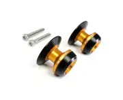 Gold Twall Swingarm Spools Sliders 6mm For Yamaha YZF R3 15-18 17 16