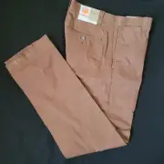 Men's Dockers' Premium Flat Front Golf Pants Brown Size 30x32