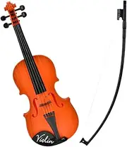 ERINGOGO 1set Simulated Violin Toy for Boy Girl Portable Music Instrument Plaything for Early Music Education Beginner Prop for Boys and Girls Enhance Musical Rhythm and Creativity
